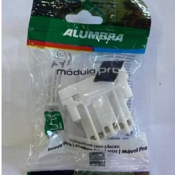 Tomada branca 20a 2p+t Inova Pro Alumbra