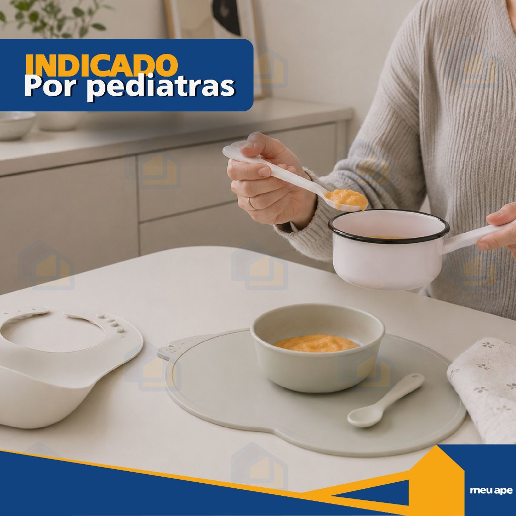 Frigideira Papeiro Esmaltado Indução Para Bebê Agata Ewel N14 Antibacteria Cabo em Aço — imagem 2 de 2