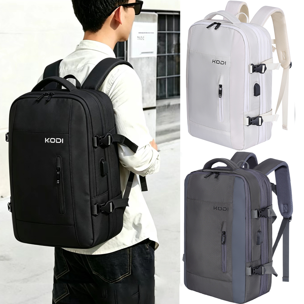 Mochila Expansível Grande Capacidadel Porta USB para Notebook Viagem Executivo Faculdade Masculino Feminino Q7