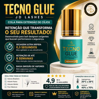 Cola JD Lashes Adesivo de Secagem de 0.3 segundos 3ML