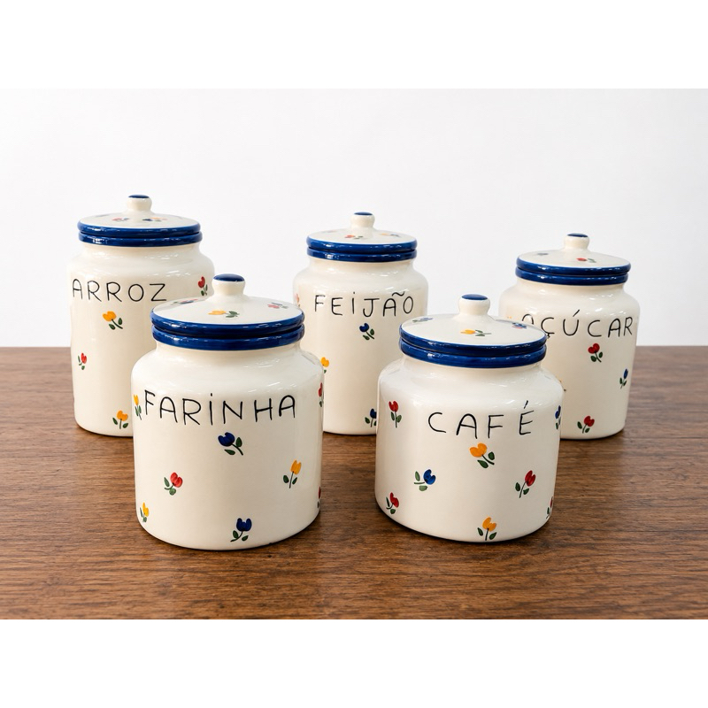 5 Potes Cozinha Tulipas e Outras
