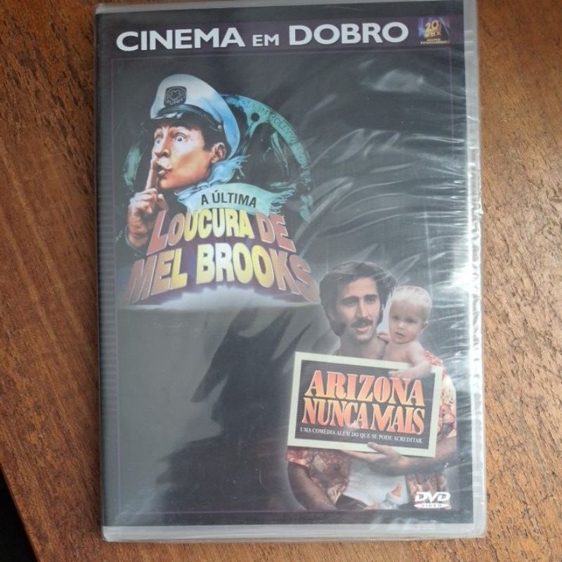 dvd a última loucura de Mel Brooks  + Arizona nunca mais  - original (lacrado)