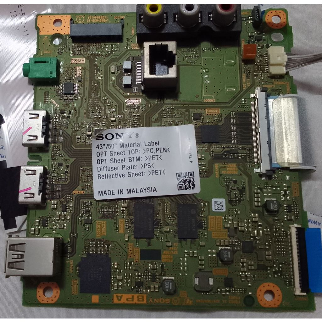 Placa Principal Kdl-43w665f Kdl-43w665 Sony 1-982-628-12