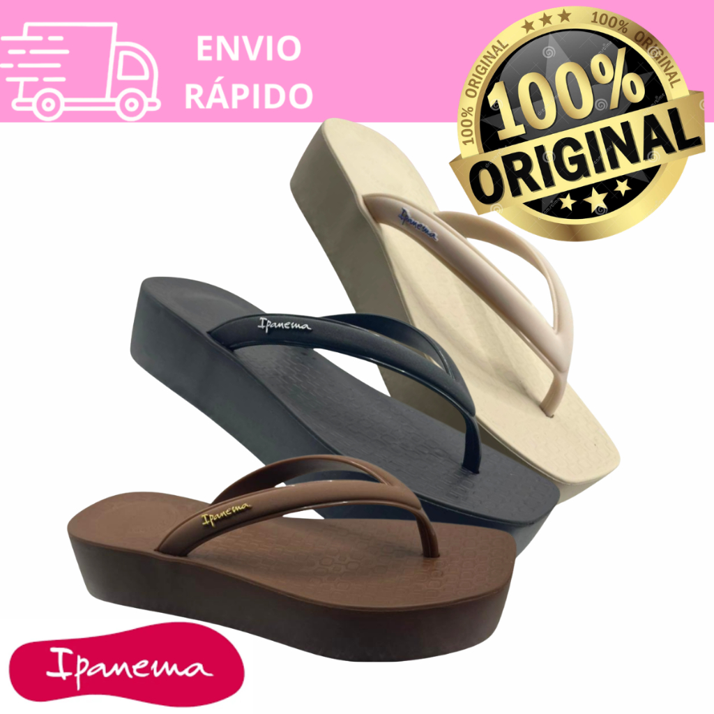 Tamanco feminino Flatform Ipanema Conforto com Palmilha Macia e Solado Antiderrapante 27516