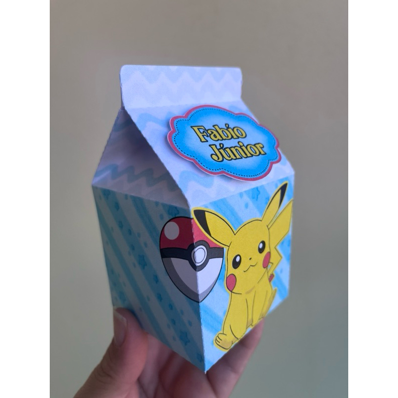 caixa personalizada Pikachu, lembrancinha Pokémon, festa Pokémon, caixa para doces, caixa personalizada infantil,