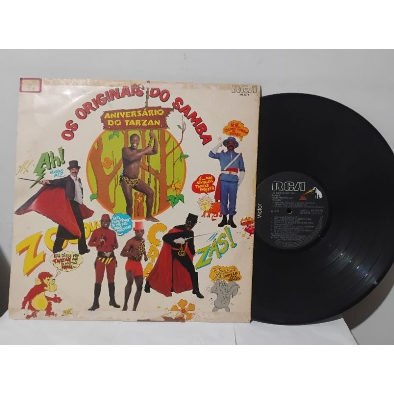 LP Os Originais do Samba - Aniversário do Tarzan