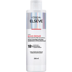 Tratamento Pré-Shampoo Reparação e Reconstrução para Cabelos Danificados Elseve Bond Repair L'Oréal Paris 200ml