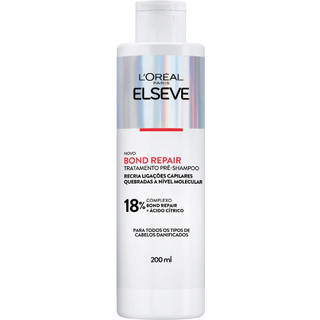 Tratamento Pré-Shampoo Reparação e Reconstrução para Cabelos Danificados Elseve Bond Repair L'Oréal Paris 200ml