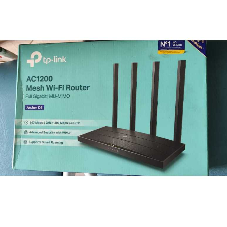 Roteador Wireless Mu-mimo Ac1200 Archer C6 Tp-link - SEMI NOVO