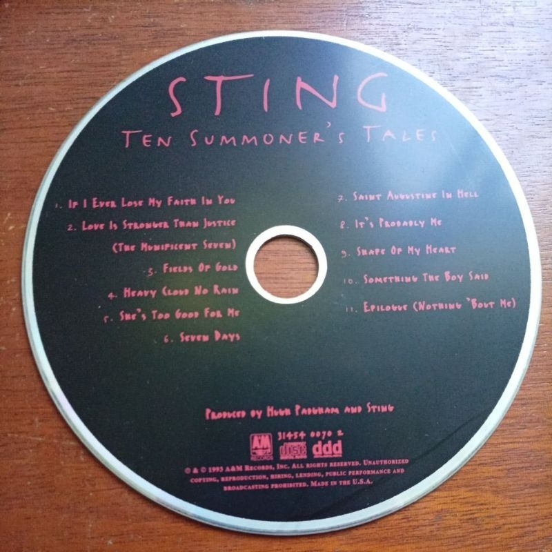 Cd Sting Tem Summoner's Tales