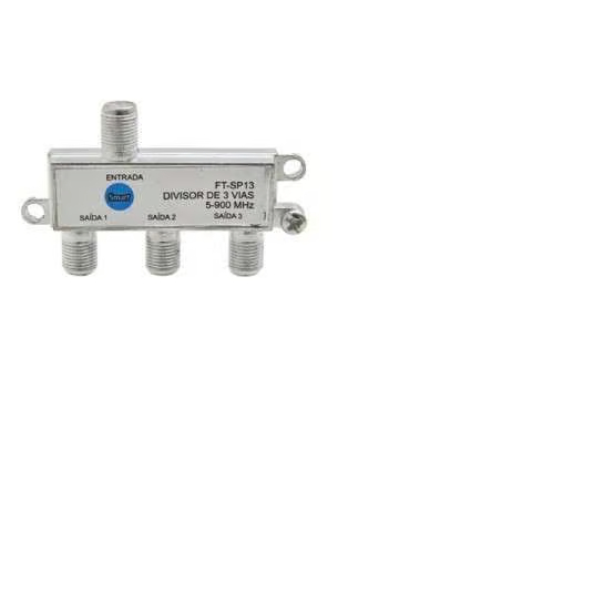 5 peças Divisores de Antena para Cabo Coaxial 1X3 De baixa Frequência: 5 - 900MHz Smart