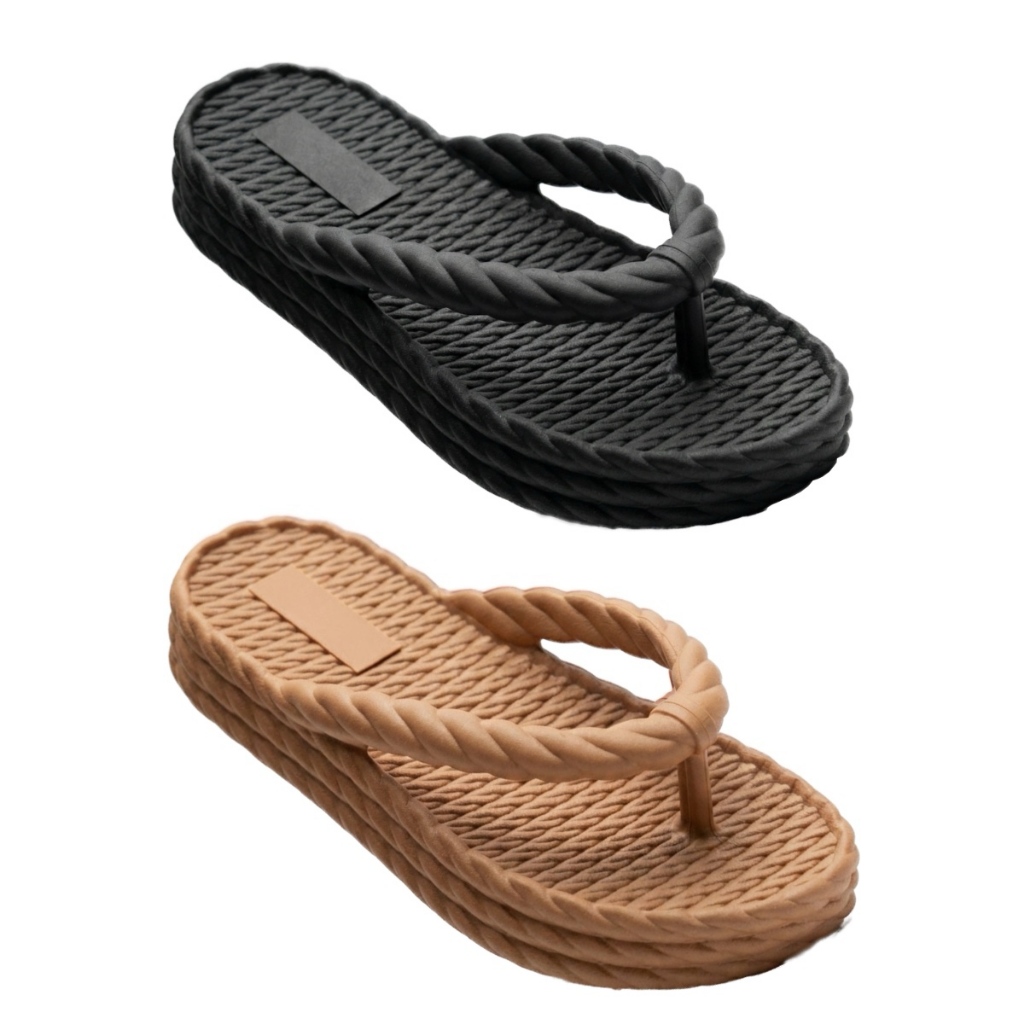 Kit 2 Pares Chinelo Feminino Ortopédico Nuvem Plataforma 3 Tranças Leve Confortável Envio Imediato