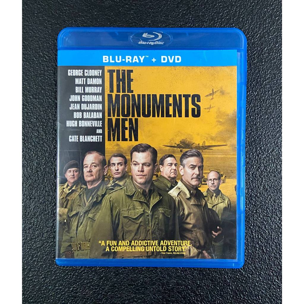 Blu Ray + Dvd The Monuments Men (Importado) - George Clooney, Matt Damon, Bill Murray