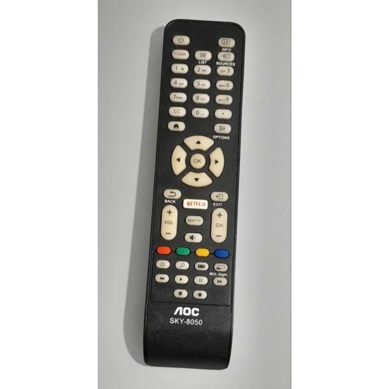 controle remoto smart tv AOC SKY-8050