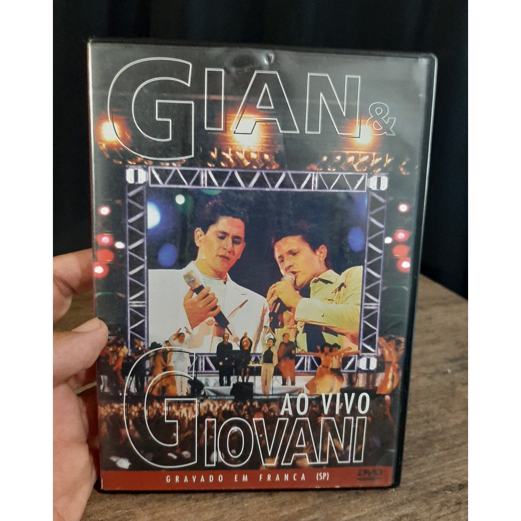 Dvd Gian e Giovani ao Vivo - Dvd Original - Gian & Giovani - Show ao Vivo