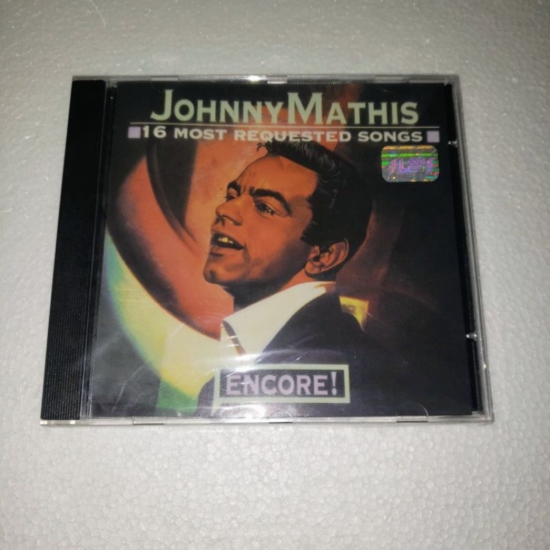 Johnny Mathis - 16 Most Requested Songs • Encore! CD (Novo/Lacrado - Ed. Sony Music  mark)
