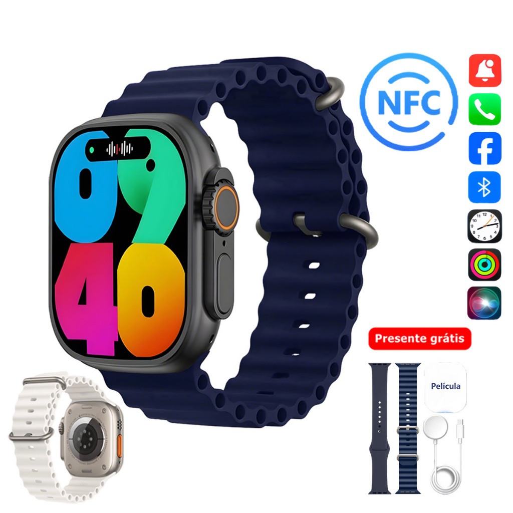 2026 Novo S10 Mais Recente Smartwatch Relógio Inteligente Série Ultra NFC Sem Carregamento