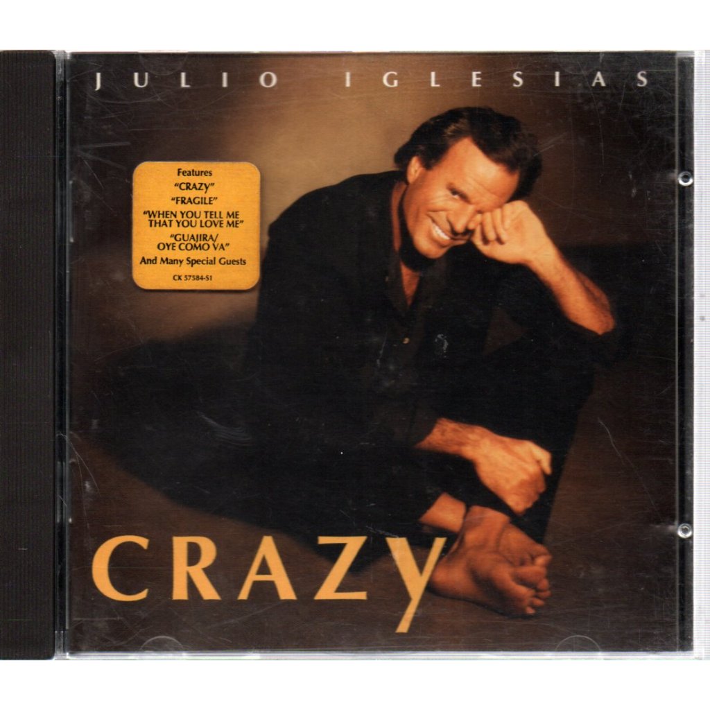 CD JULIO IGLESIAS - CRAZY ( USA ) COLUMBIA