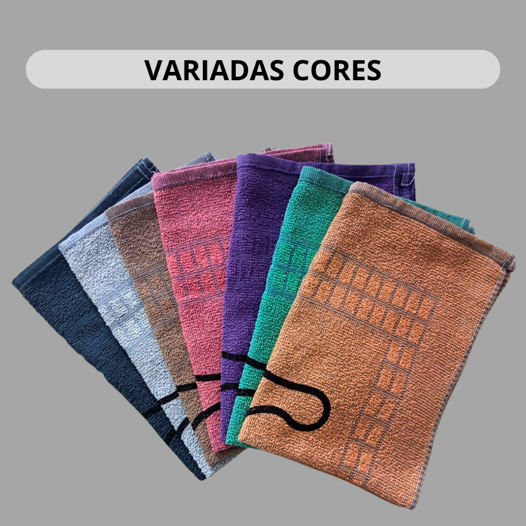 Kit tapetes de banheiro de luxo 40x60cm em tecido atoalhado 100% algodão premium.