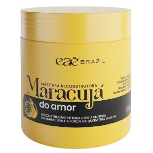 Máscara Maracuja Do Amor 500g Força e Resistência Tratamento Capilar Eae Brazil