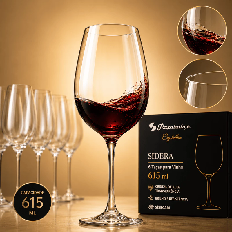 "Taças de Vinho Premium: 53% Off! 🍷"