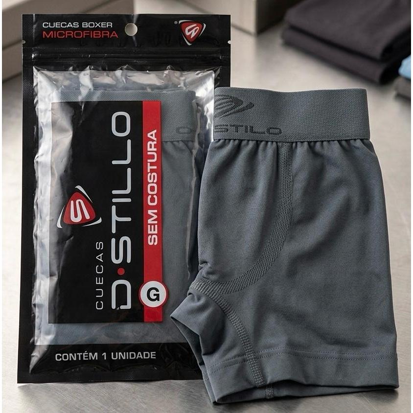 Cueca Boxer INFANTIL Masculina de Microfibra Sem Costura da marca D'Stillo