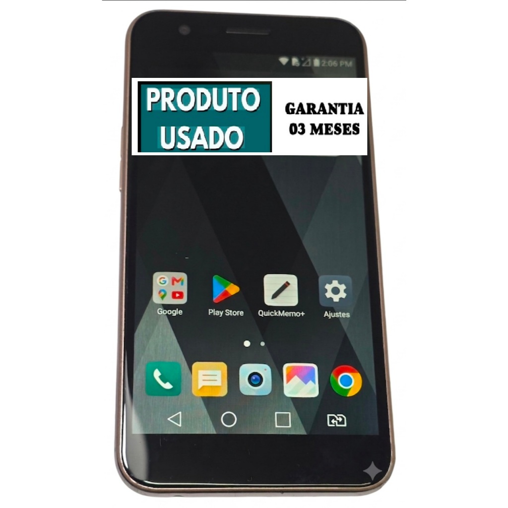 1164 LG K10 NOVO 32 Gg - usado, mod.2017 - ler descrição