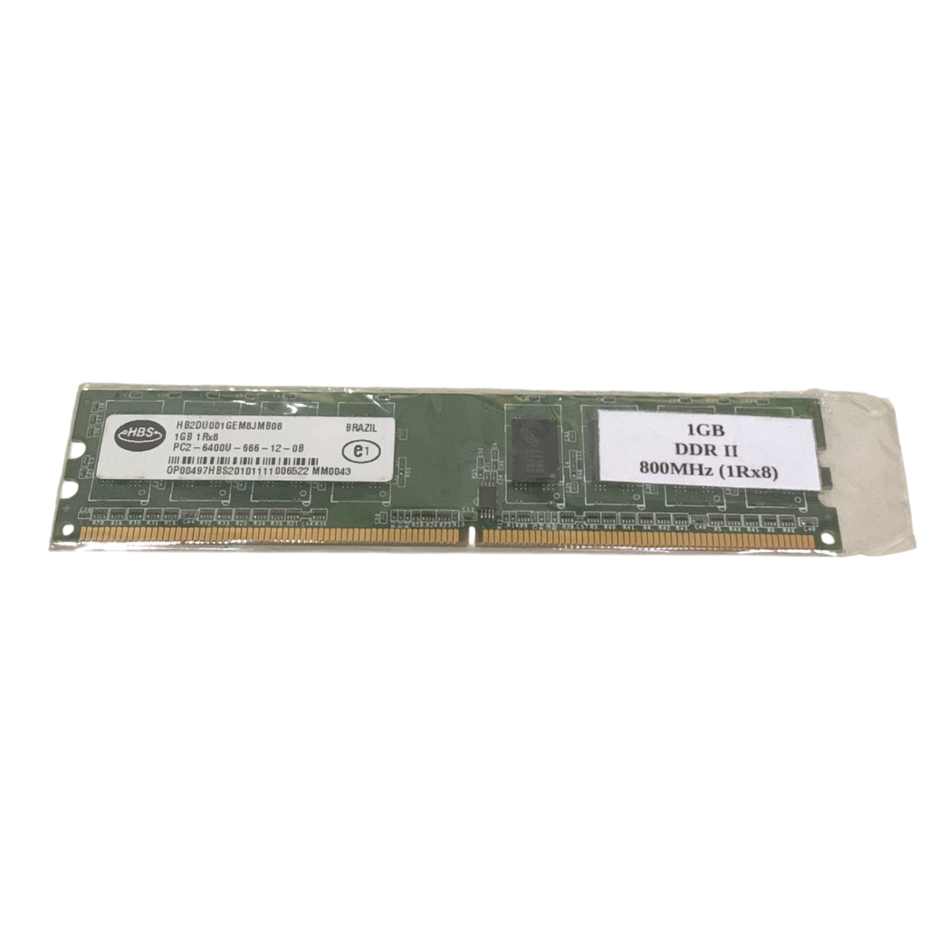 Memória Hbs Ddr2 1gb 800mhz