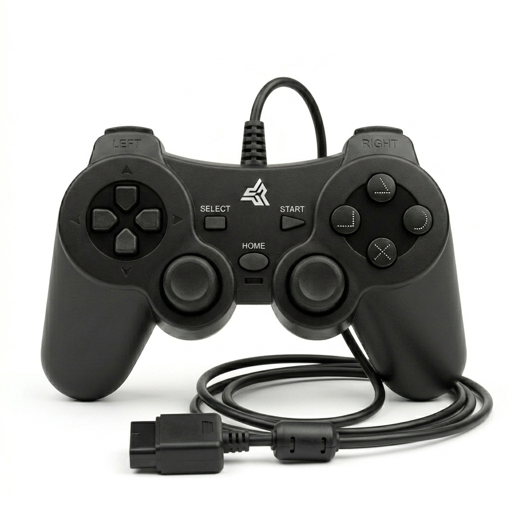 Controle Joystick C/ Fio PS2 e PS1 KP-GM015 - Knup