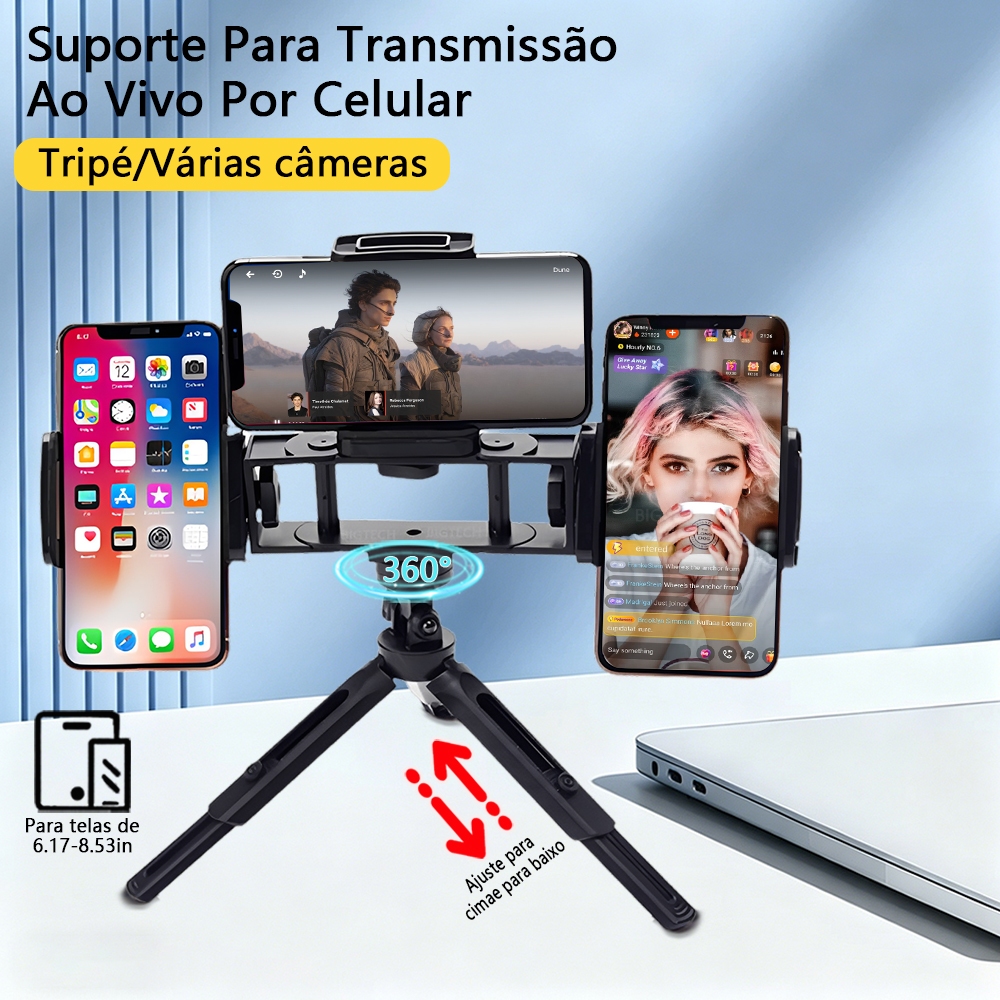 Suporte De Celular Gps Moto Bike Universa Fixa Retrovisor
