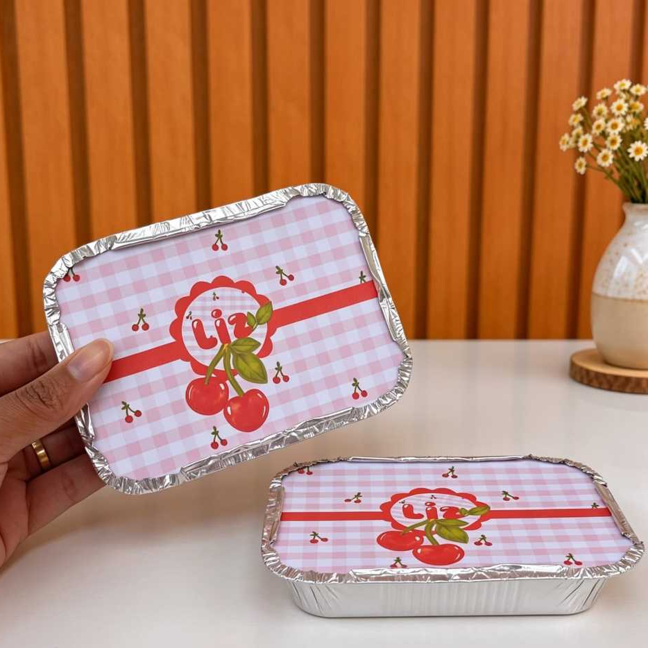 Marmita Personalizada Cerejinha /Aniversário Lembrancinha de Festa Marmitinha Cereja