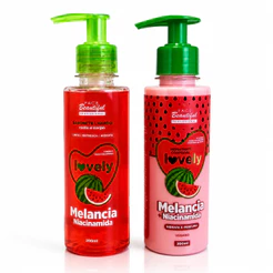 Kit Banho Perfumado Hidratante + Sabonete em Gel Lovely Face Beautiful – 200ml