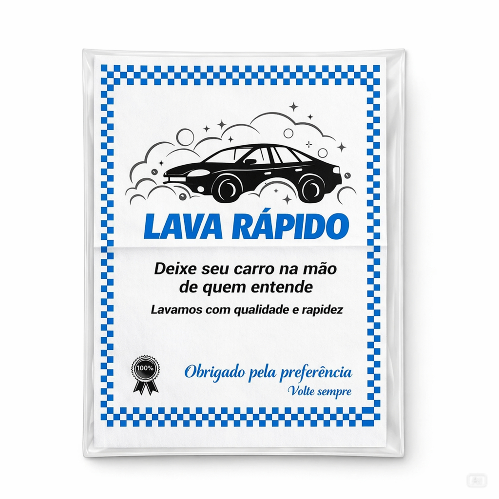 Tapete de Papel Para Carro Lava Rápido Lava Jato 110/220/330/440/550 Folhas Novas