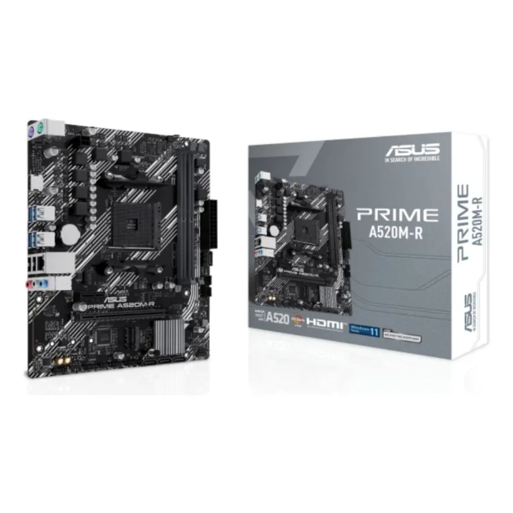 PLACA MAE ASUS PRIME A520M - R - RYZEN AM4 DDR4 - MATX - M.2 NVME - HDMI