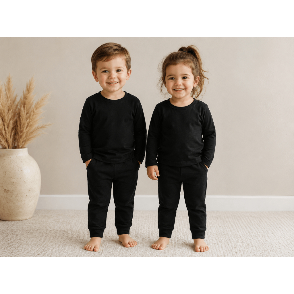 Conjunto Térmico Infantil Unissex  ( 1 ao 8)  | Roupa Quente, Macia e Confortável