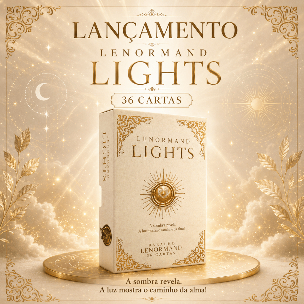 Baralho Cigano Tarot Lenormand Lights 36 Cartas Premium
