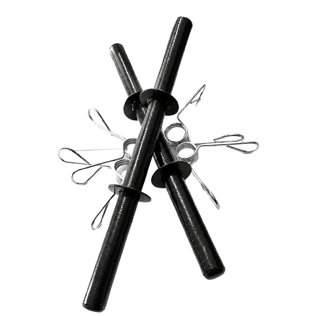 Par Barra halter 40cm OCA | presilhas incluso gym fit peso anilha emborrachada resistente