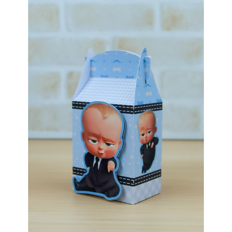 Caixa Milk Poderoso Chefinho Luxo Personalizada Festa Aniversário Menino Decoração Lembrancinha