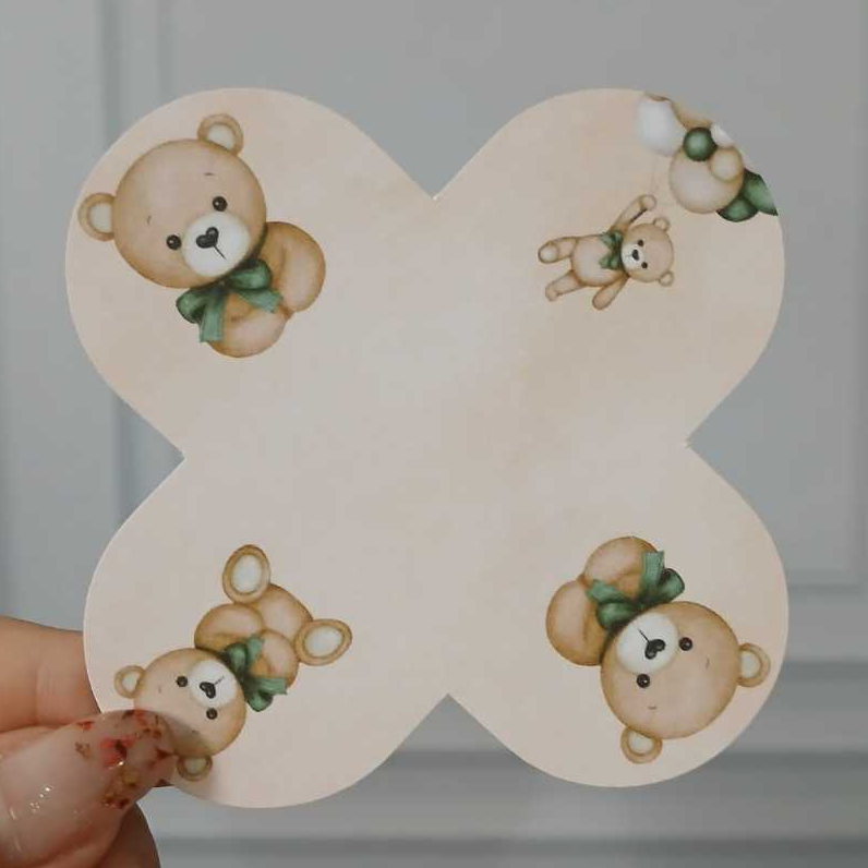 Forminha Personalizada  Chá de bebe verde e marrom Chá Revelação - Lembrancinha - Aniversário