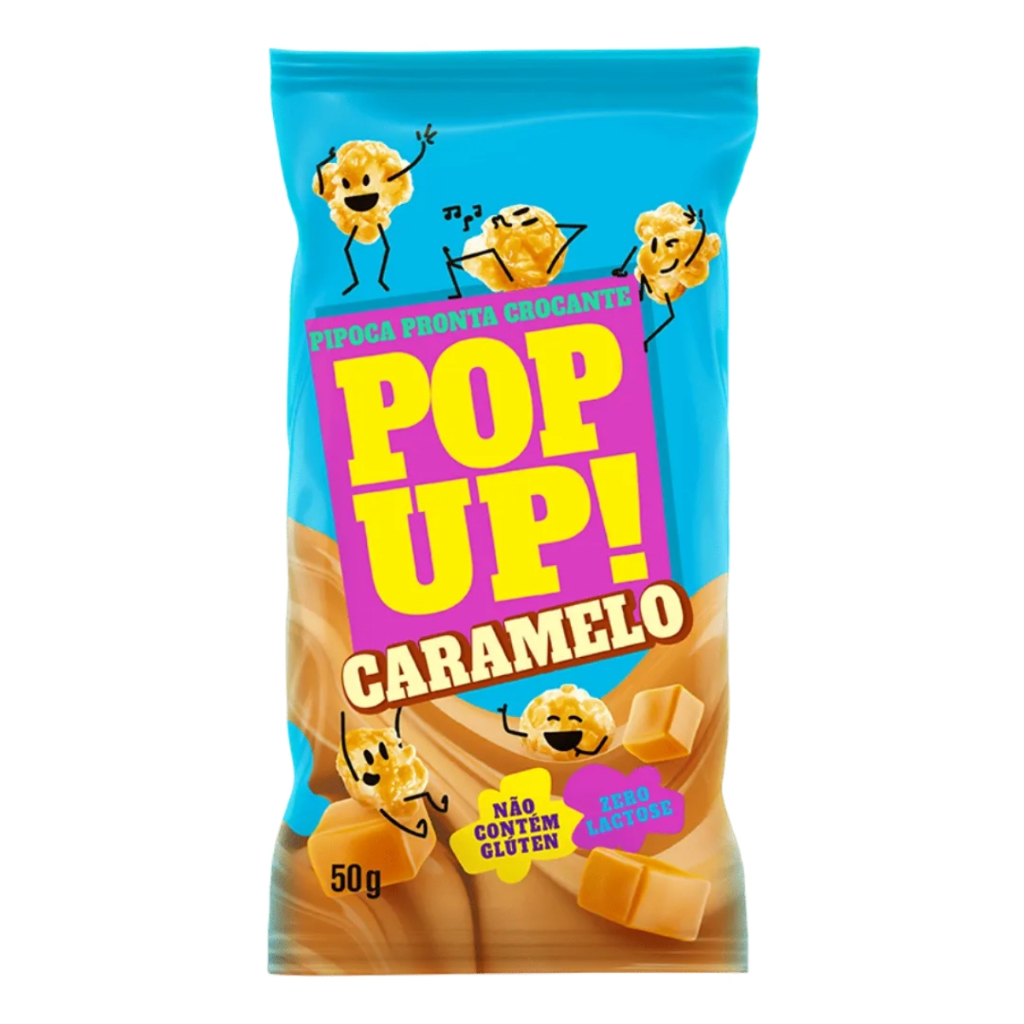 Pipoca Pronta Gourmet Pop Up Caramelo 50g Bel