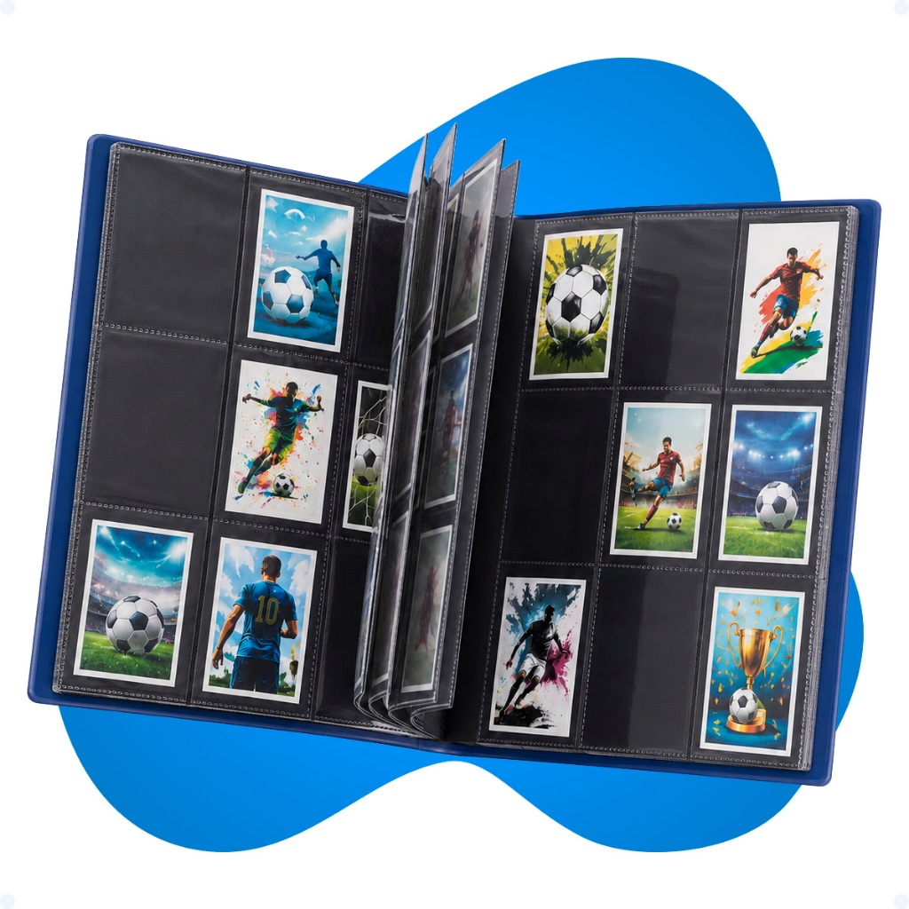 Copa Do Mundo 2026 Pasta Capa Mole Plástica Protetora Transparente Figurinhas Álbum