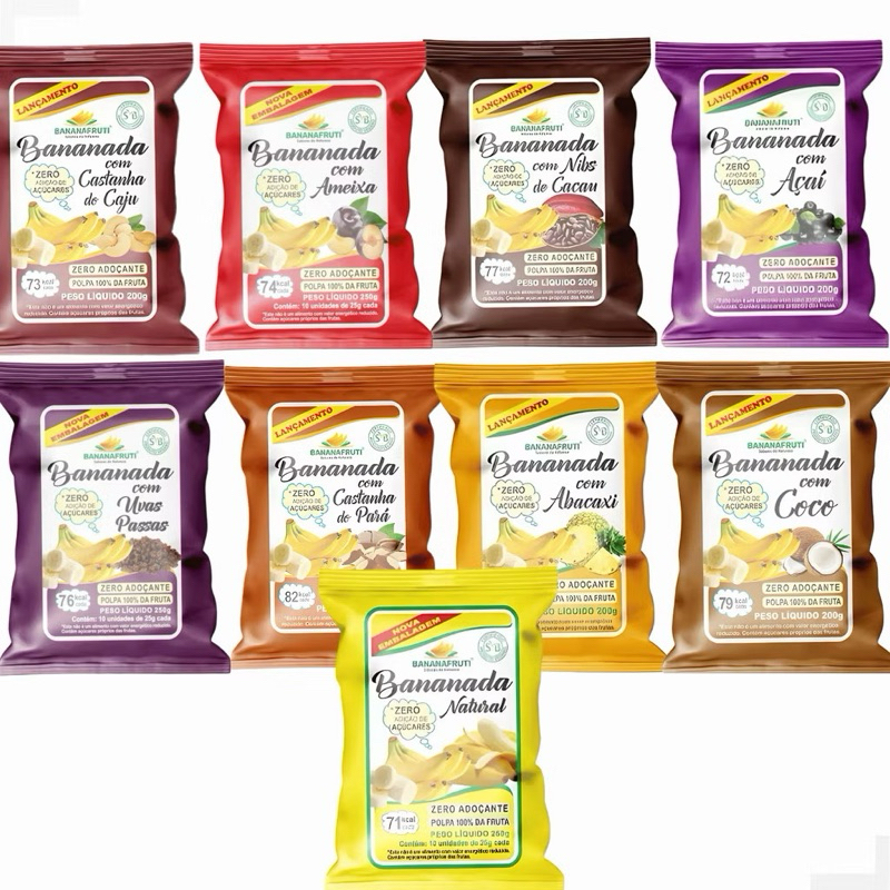 Bananada Bananafruti Naturafruti Zero Açúcar