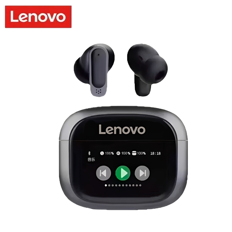 Fones de Ouvido Bluetooth Digitais Lenovo Novos V11 TWS com Cancelamento de Ruído ANC, Longo Alcance, Sem Fio, com Micro