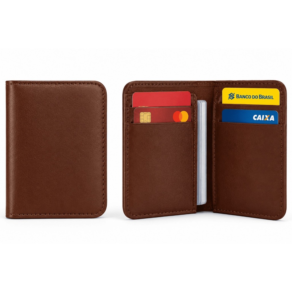 Kit 20 Porta Cartões Para Revenda Slim CNH Cartões Compacta Brindes