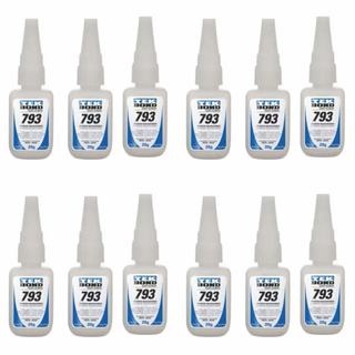 KIT12Colas Instantâneas TekBond 793 20g – Fixação Ultra Forte Para Unhas Postiças/Fibra e…