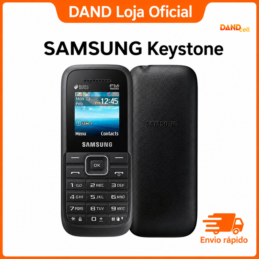 Celular Samsung Keystone 3G Dual Sim Ideal Para Idosos Desbloqueados