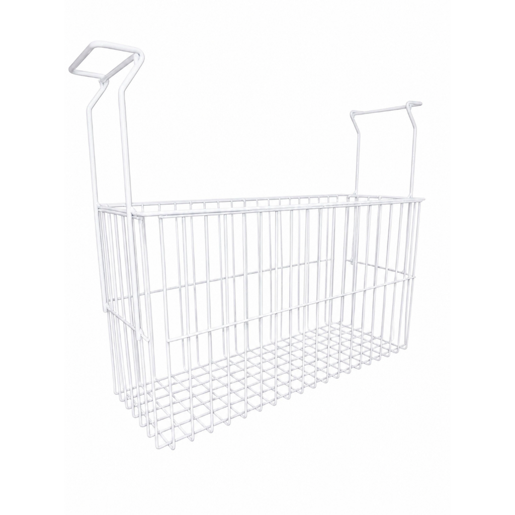Cesto para Freezer Horizontal Organizador Fricon Gelopar Metalfrio Alça Baixa