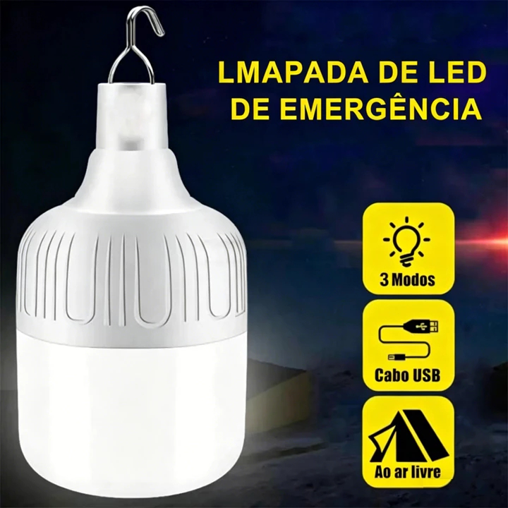 Lâmpada Led Iluminação Para Acampamento Camping Pescaria，iluminação de emergência Usb