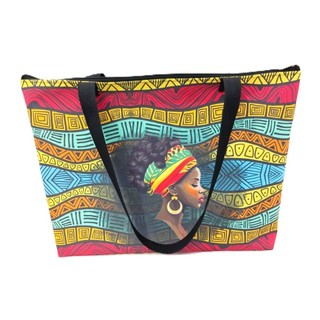 Bolsa Sacola Personalizada Africa Tote Africana Étnica Color