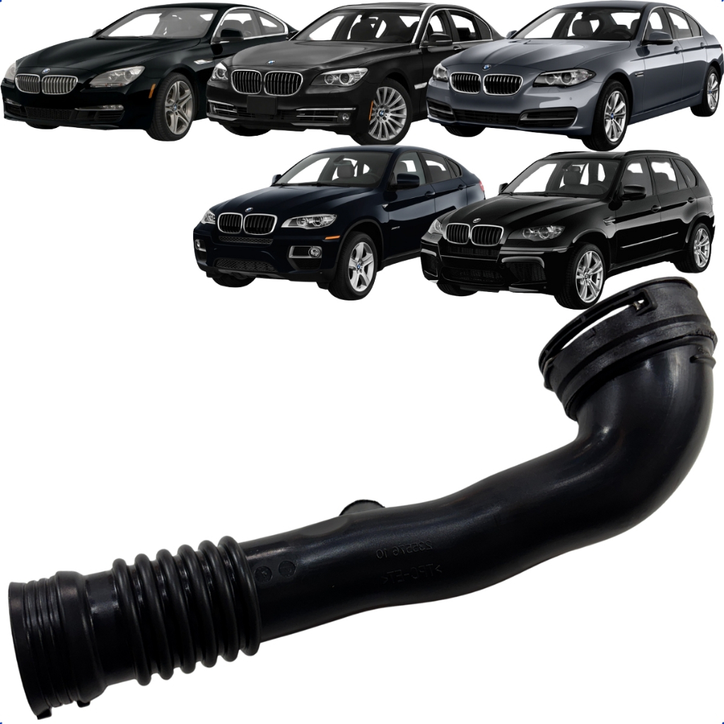 Imagem Cano Duto Tubo Filtro Ar Intercooler Bmw 535i GT xDrive 740Li Active Hybrid 7 640i 535i X5 740i